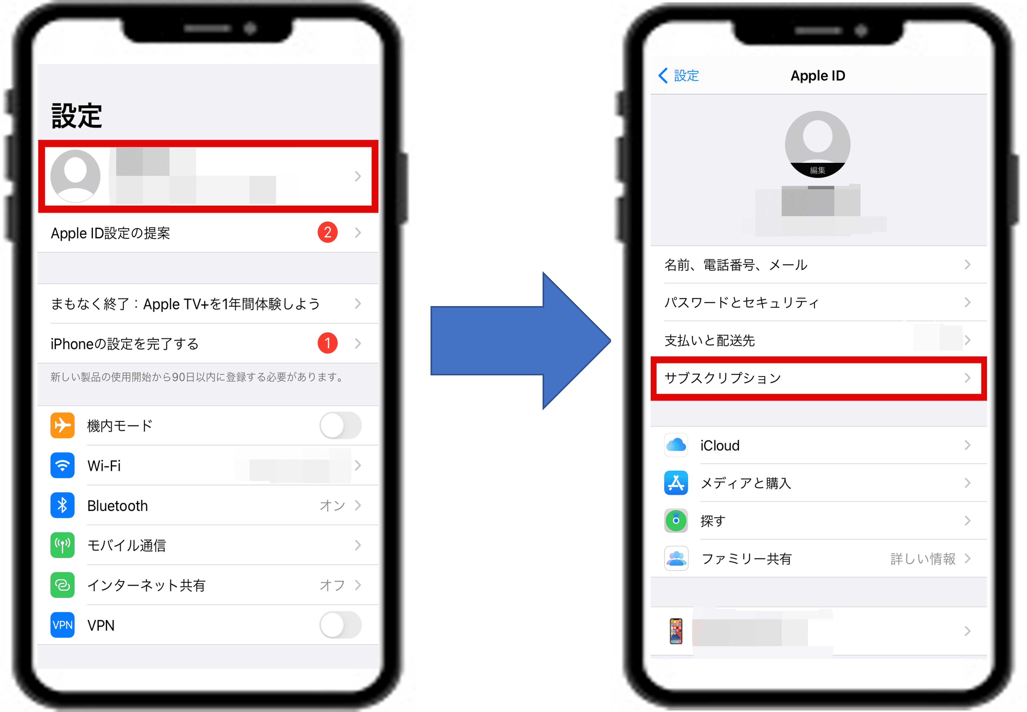 Match(マッチドットコム)のApple ID決済の手順解説画像。詳細は以下。